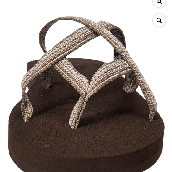 Teva Womens Olowahu Flip-Flop 5 Antiguous Birch SZ 9 NWOT SOLD OUT - Picture 2 of 7